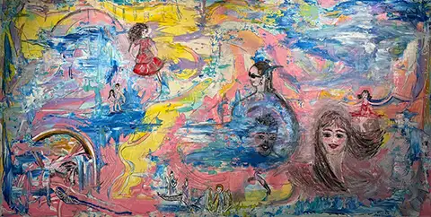 Exhibition 2026 - Gedelitz - Mixed technique - 140cm x 100cm