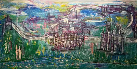 Exhibition 2026 - Gedelitz - Mixed technique - 140cm x 100cm